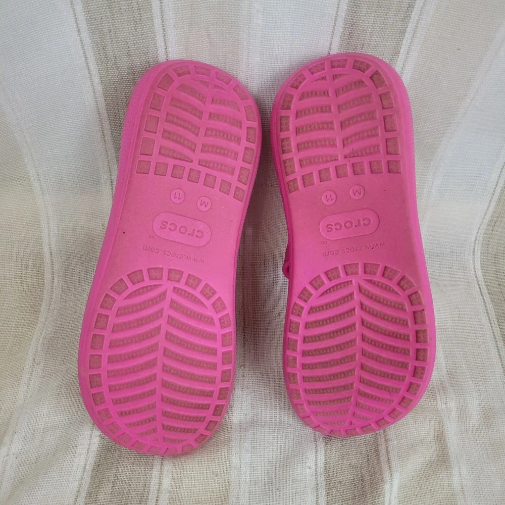 Crocs Classic Crush Sandals Hot Pink Size Men's 11